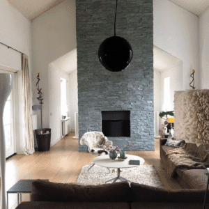 Redwell Vrijhangend, Rondo, zwart, 1050W, DM600mm