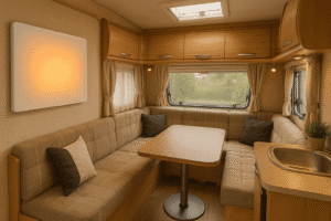 elektrische caravan verwarming