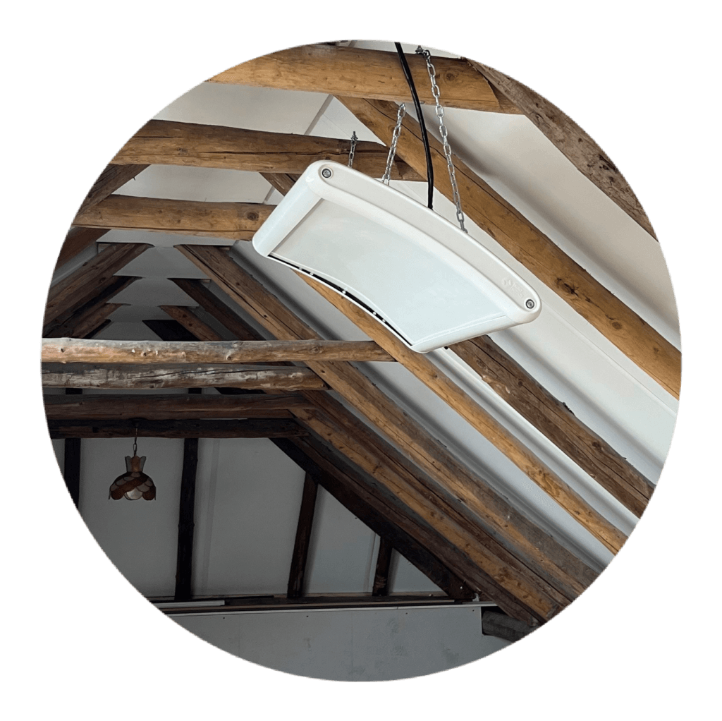 loods - industrie - hoge ruimtes - hotshield 2400W