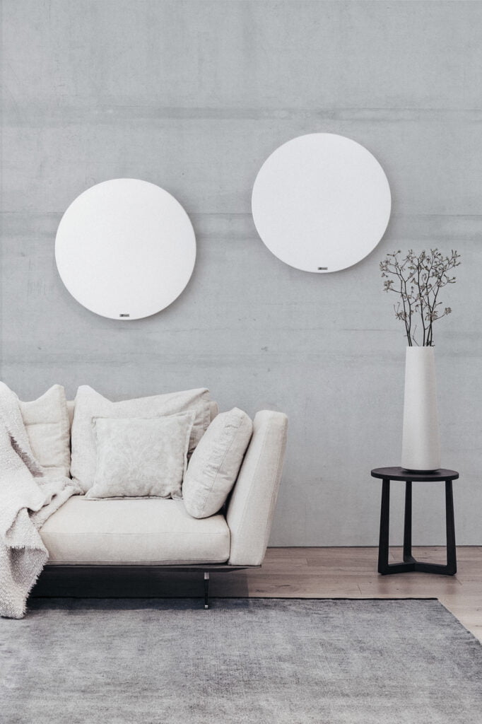 woonkamer - wandpaneel rond